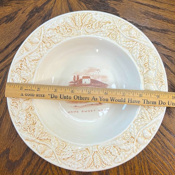 Home Sweet Home Ochre Serving Bowl - Picture 2 of 5